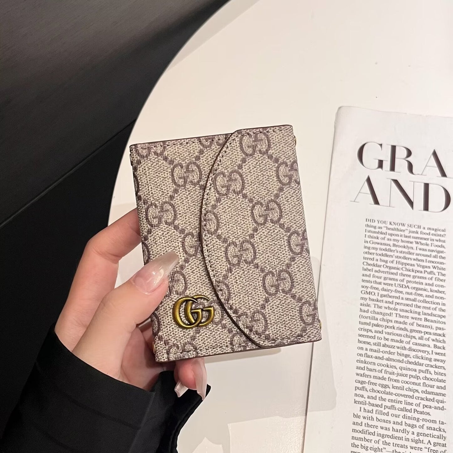 Luxury Inspired Monogram Compact Wallet Collection
