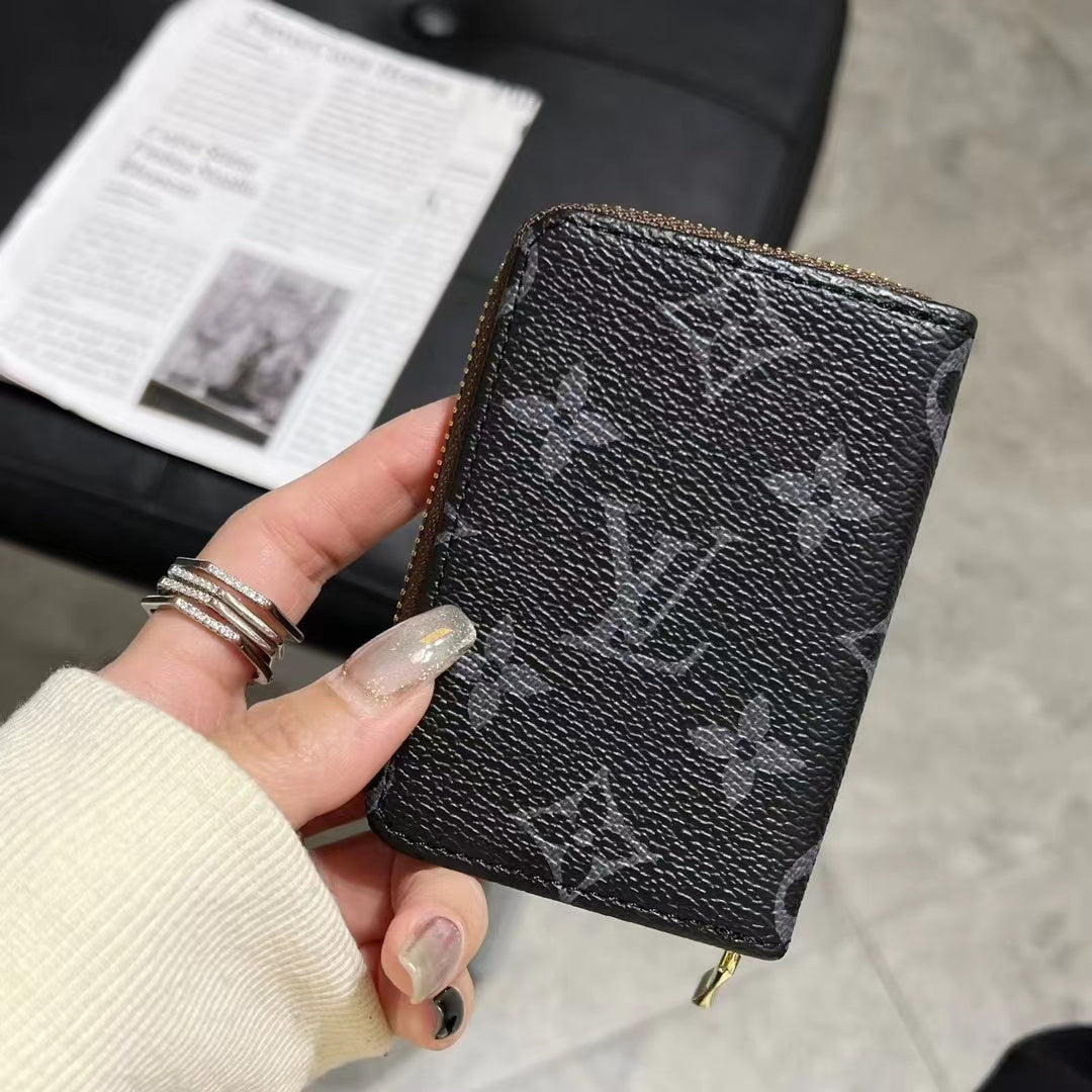 Luxury Monogram Zipper Wallet Collection