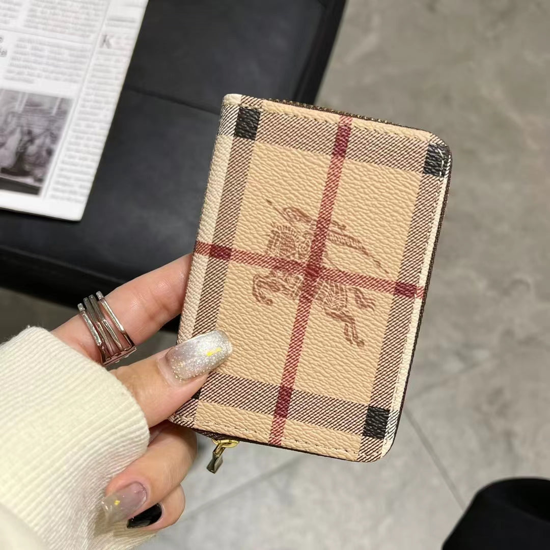 Luxury Monogram Zipper Wallet Collection
