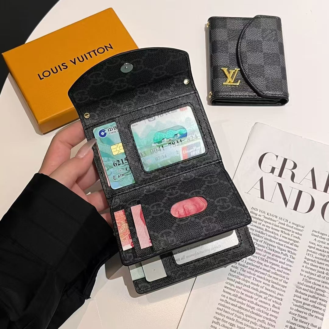 Luxury Inspired Monogram Compact Wallet Collection
