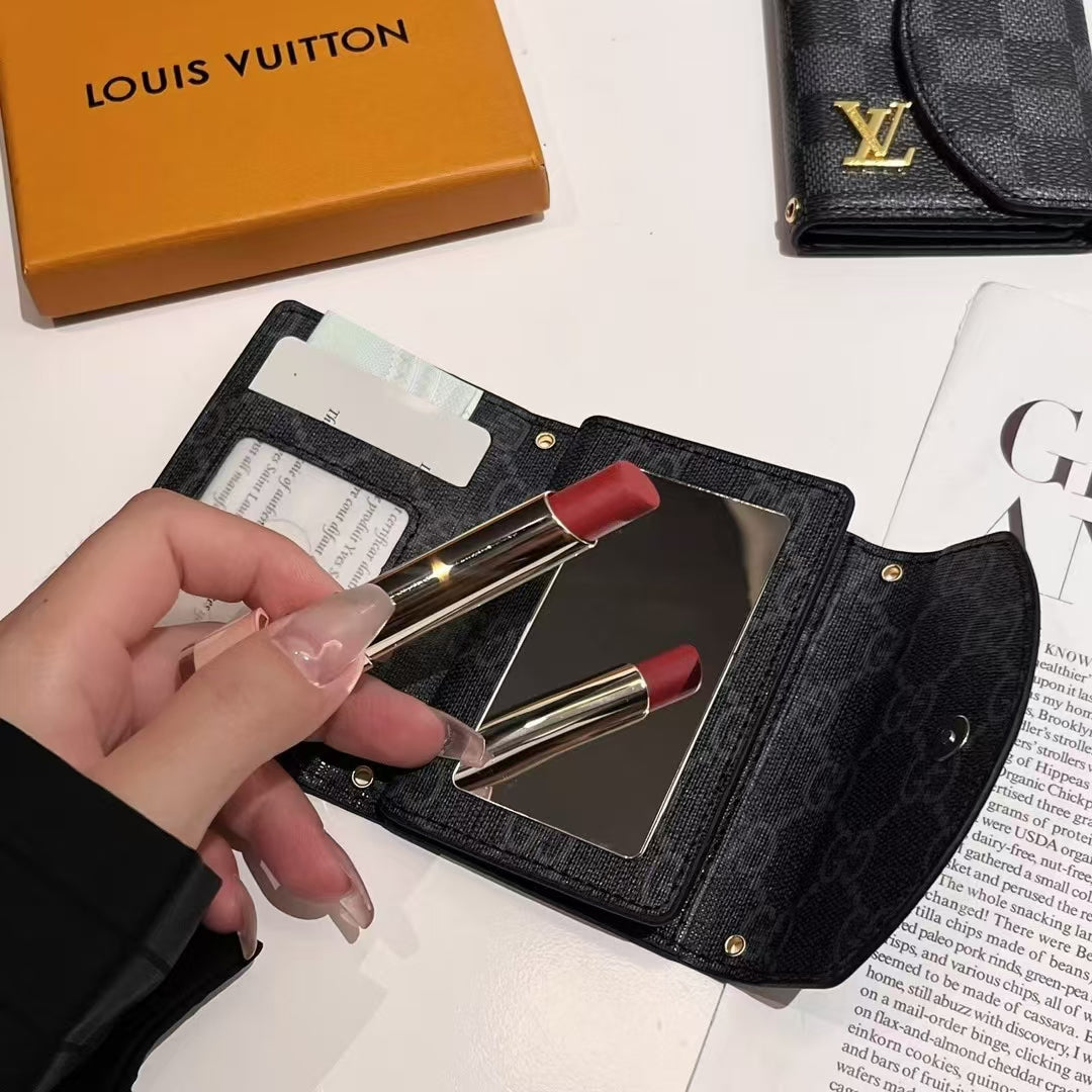 Luxury Inspired Monogram Compact Wallet Collection