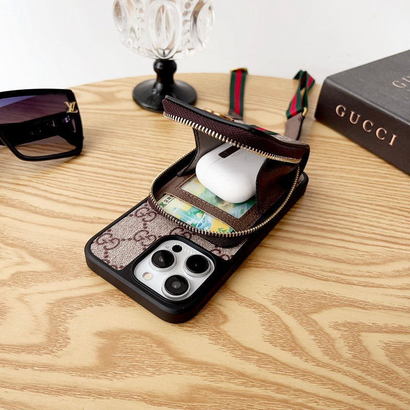 Lou Card Holder Chain iPhone Case 005