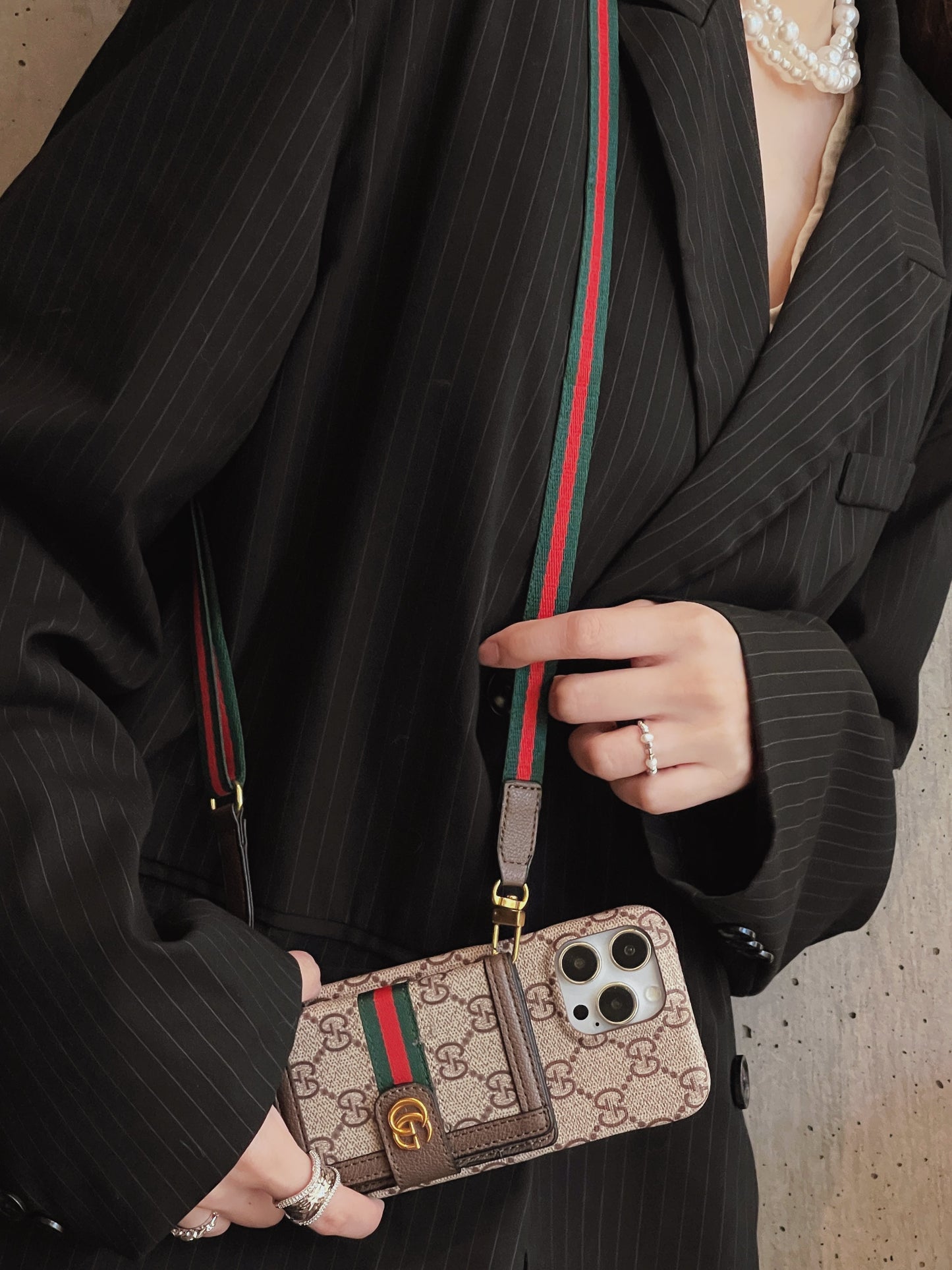 Card Bag Crossbody iPhone Case 007