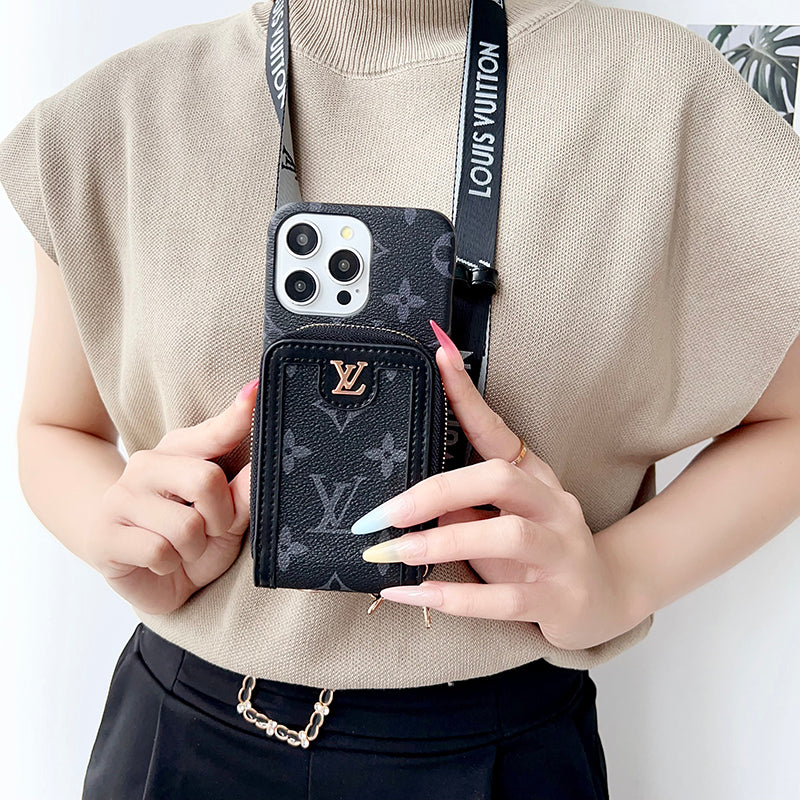 Lou Card Holder Chain iPhone Case  022