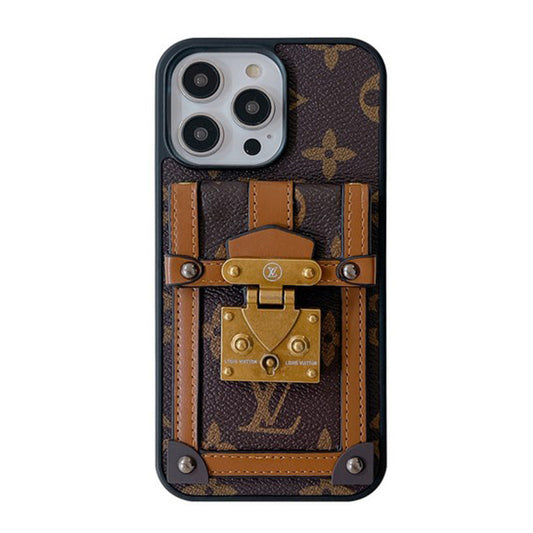 Lou Card Holder iPhone Case 004