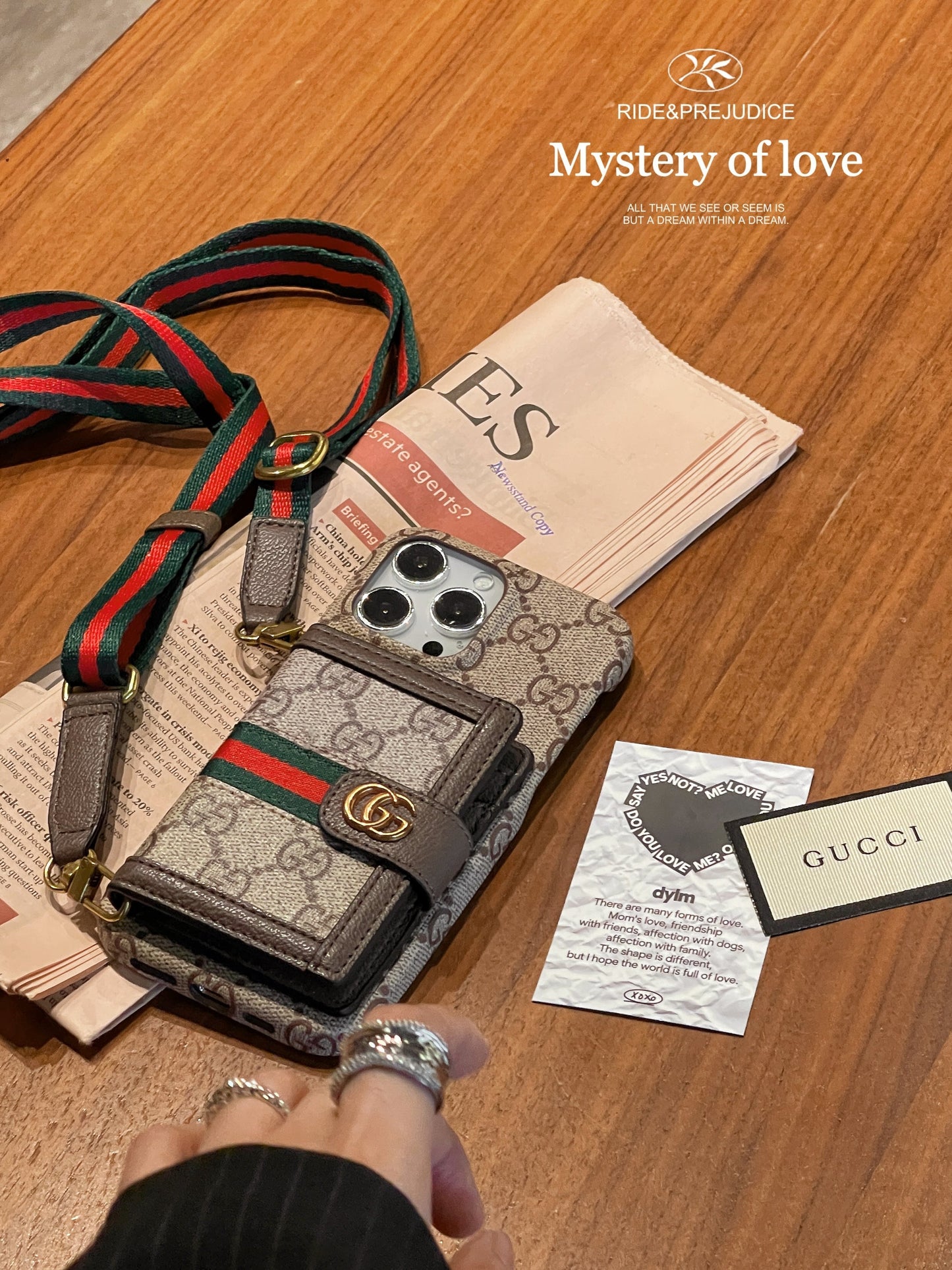 Card Bag Crossbody iPhone Case 007