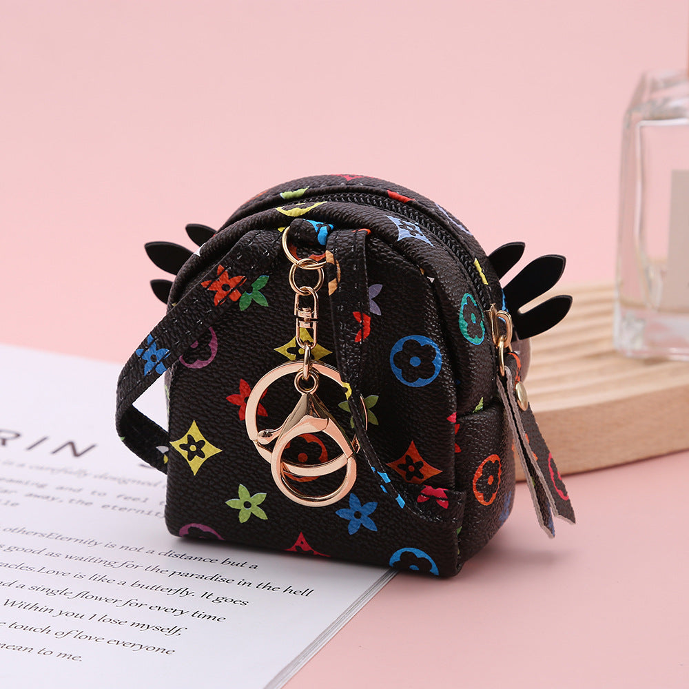 Mini taška na klíče sova