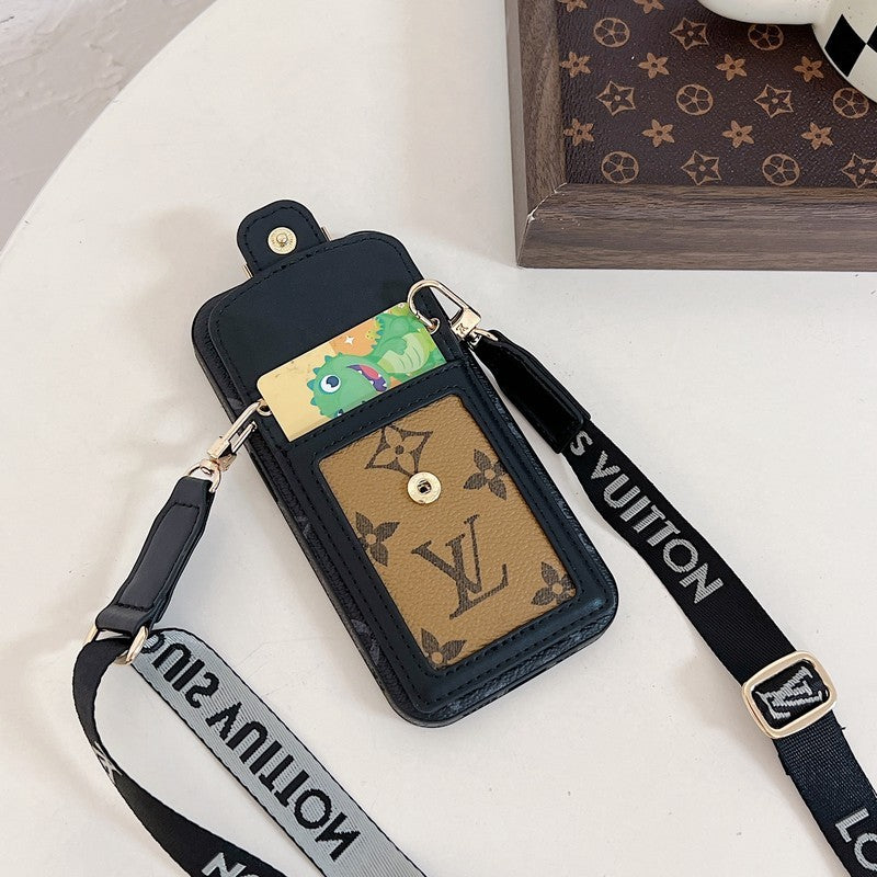 Lou Card Holder Crossbody iPhone Case 035