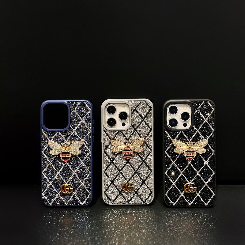 Bee Diamond iPhone Case 023