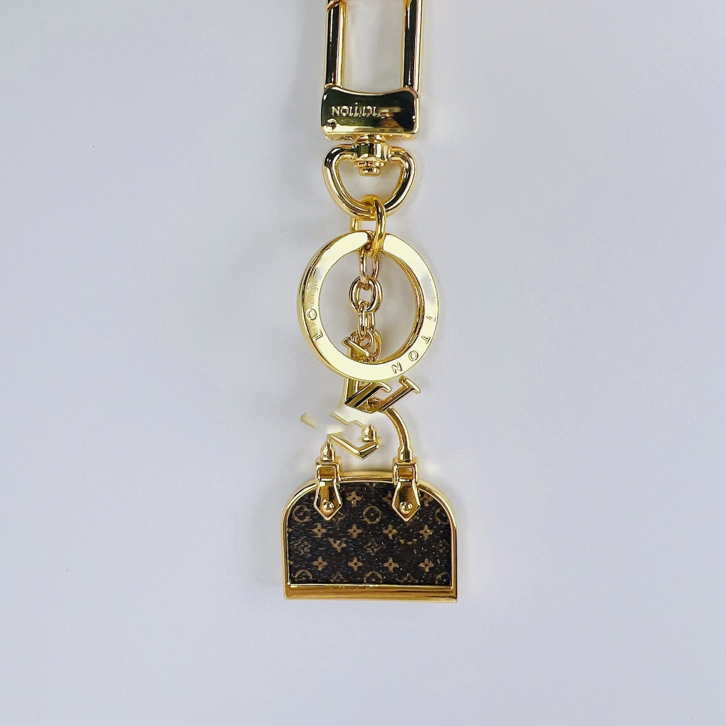 Designer-Minitasche mit Schlüsselanhänger