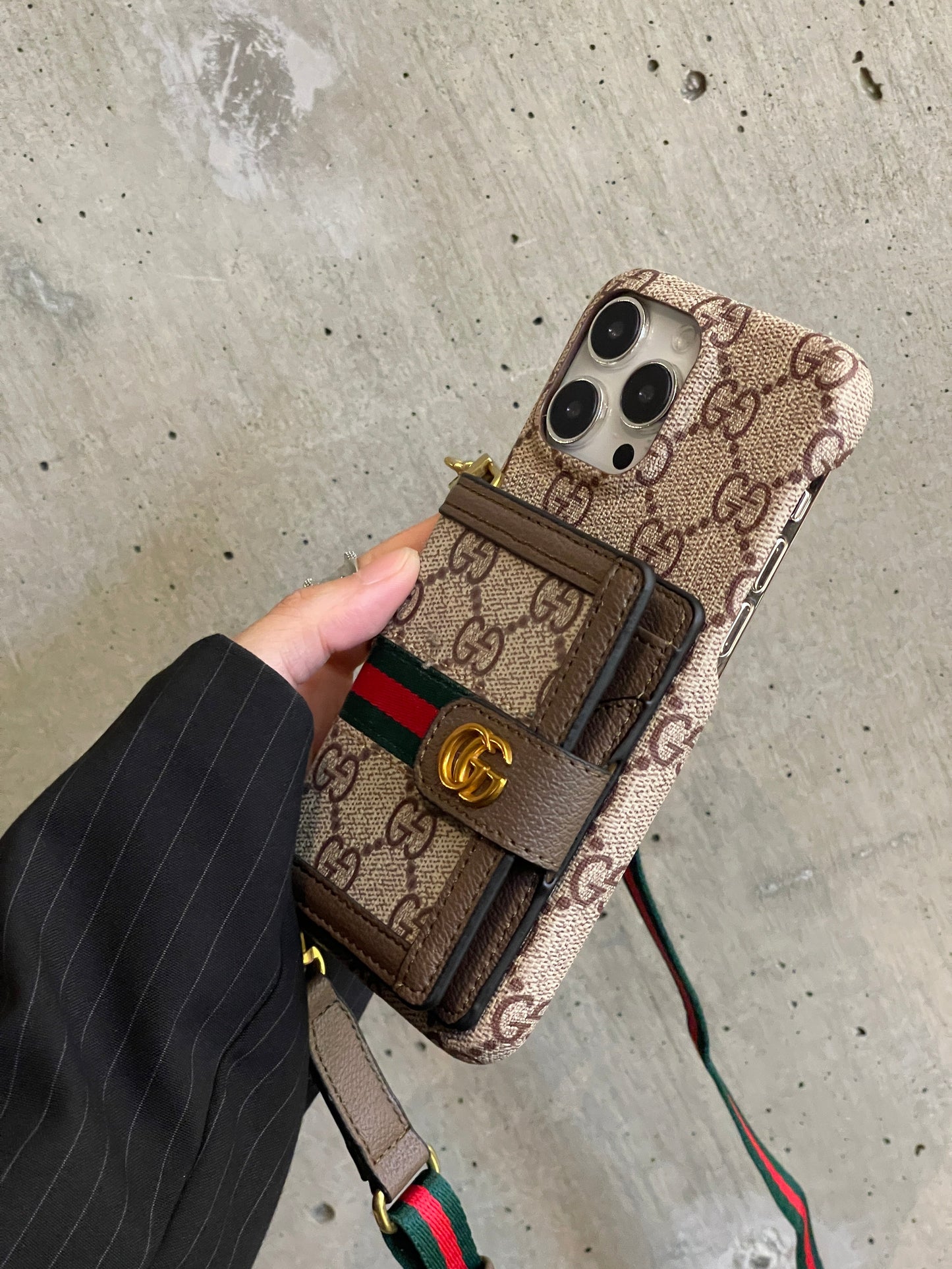 Card Bag Crossbody iPhone Case 007