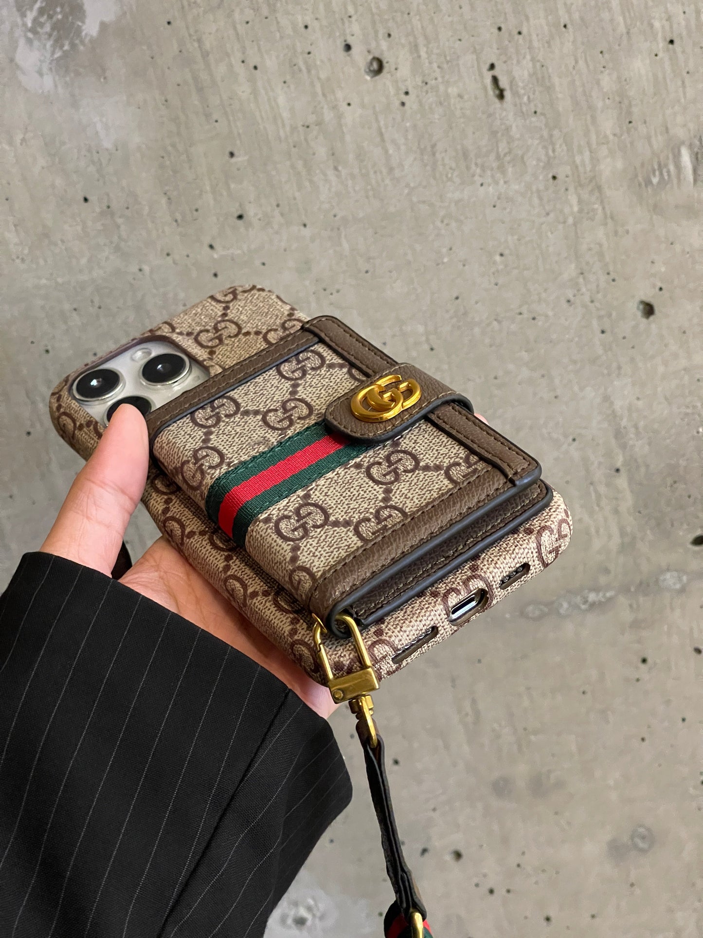 Card Bag Crossbody iPhone Case 007