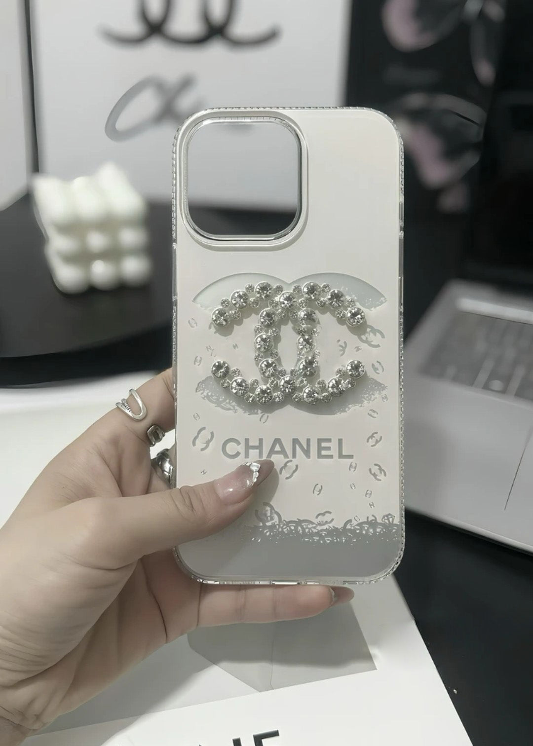 Luxury Crystal iPhone Case With Bracelet Strap 002