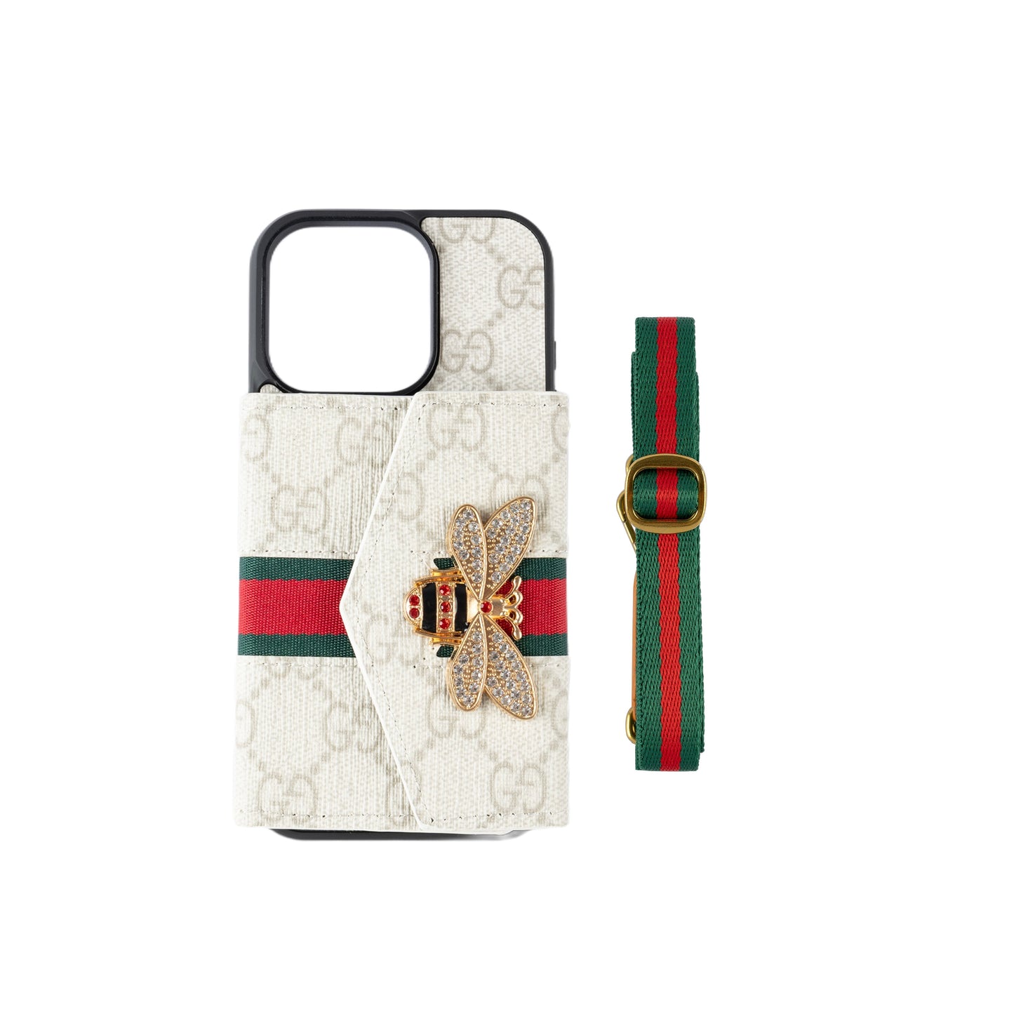 Advanced Crossbody iPhone Case with Card Holder & Shoulder Strap  01