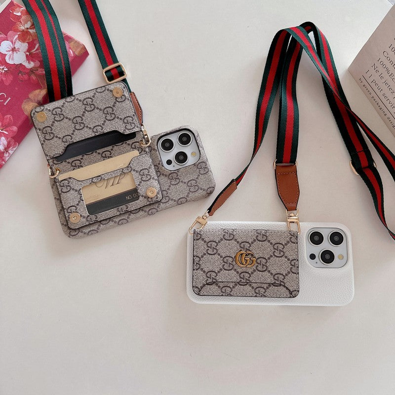 Card Bag Crossbody Classic iPhone Case 026