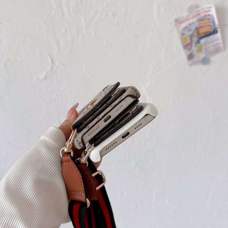 Card Bag Crossbody Classic iPhone Case 026