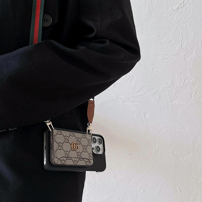Card Bag Crossbody Classic iPhone Case 026