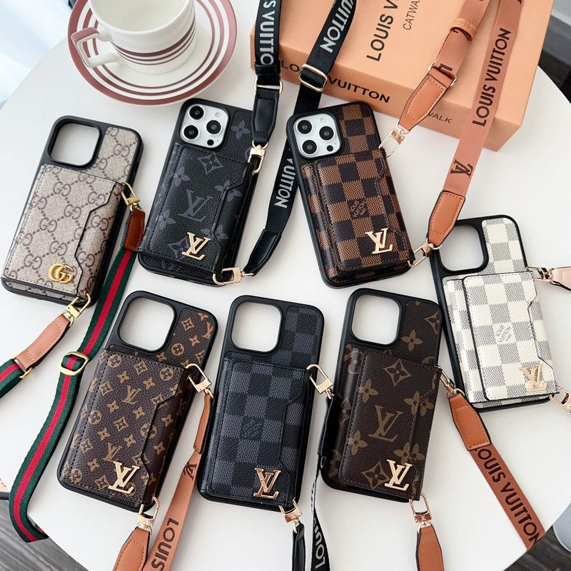 Side Card Bag Crossbody iPhone Case 006