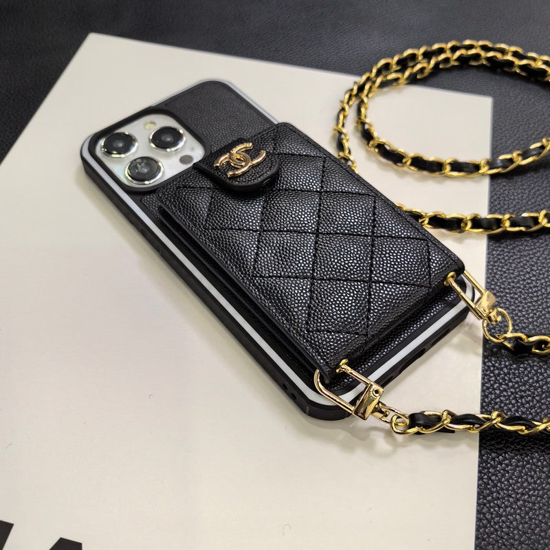 Crossbody Leather iPhone Case 001