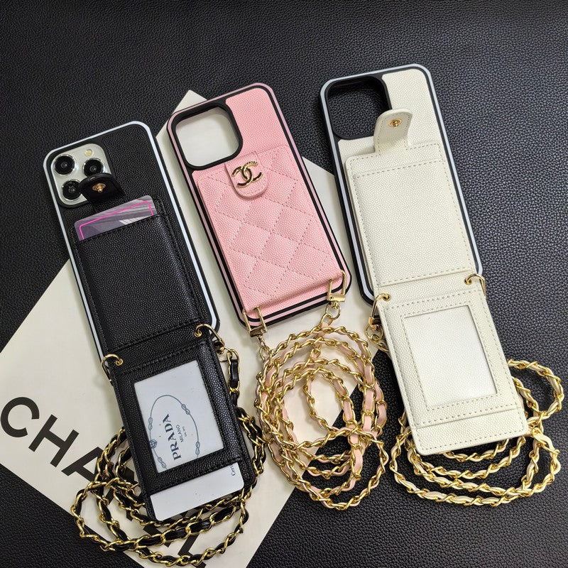 Crossbody Leather iPhone Case 001