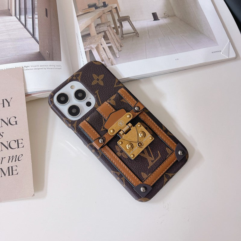Lou Card Holder iPhone Case 004