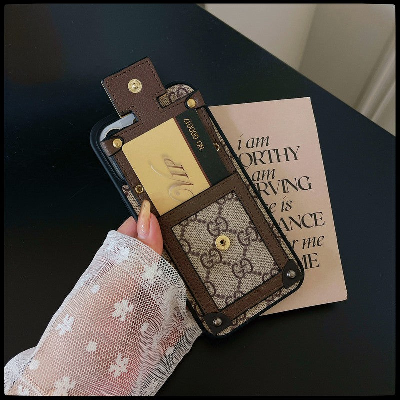 Lou Card Holder iPhone Case 004
