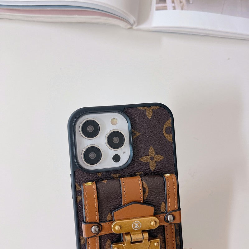 Lou Card Holder iPhone Case 004