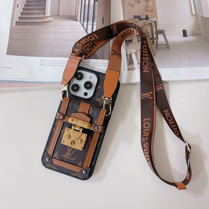 Lou Card Holder Chain iPhone Case  048