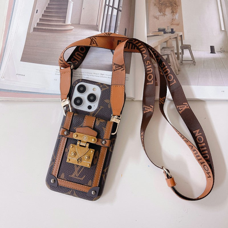 Lou Card Holder Chain iPhone Case  048