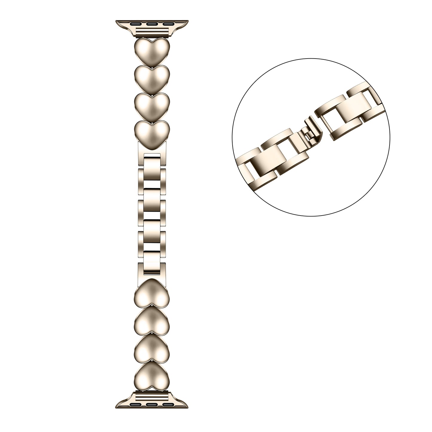 Aphrodite Heart Stainless Steel Band for Apple Watch