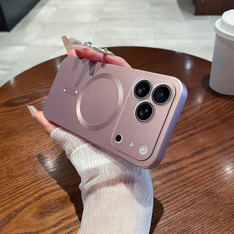 Luxury Matte Soft Magsafe Magnetic Phone Case For iPhone 17/ 16/ 15 / 14