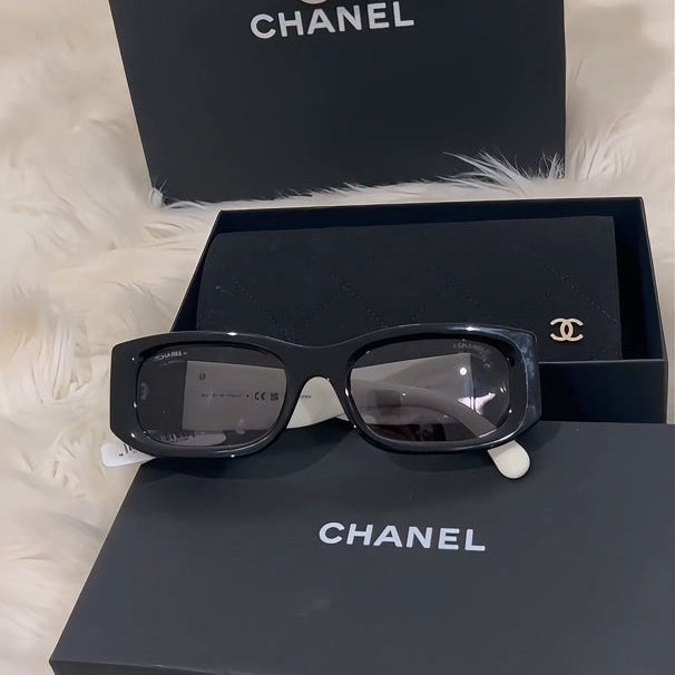 Rectangle Acetate Sunglasses