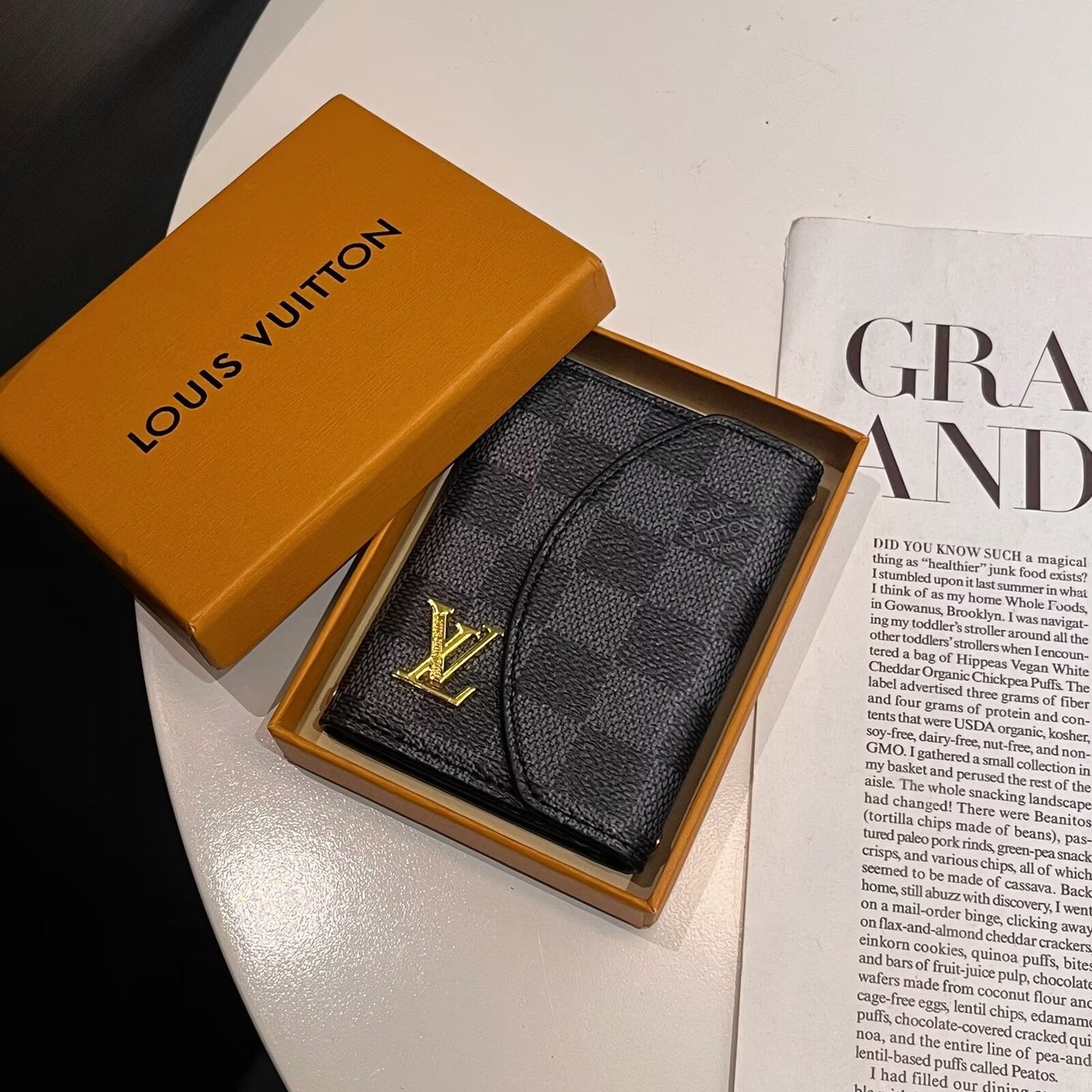 Luxury Inspired Monogram Compact Wallet Collection