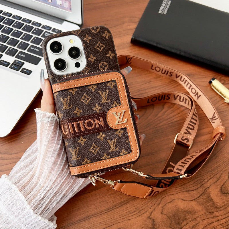 Lou Card Holder Chain iPhone Case 034