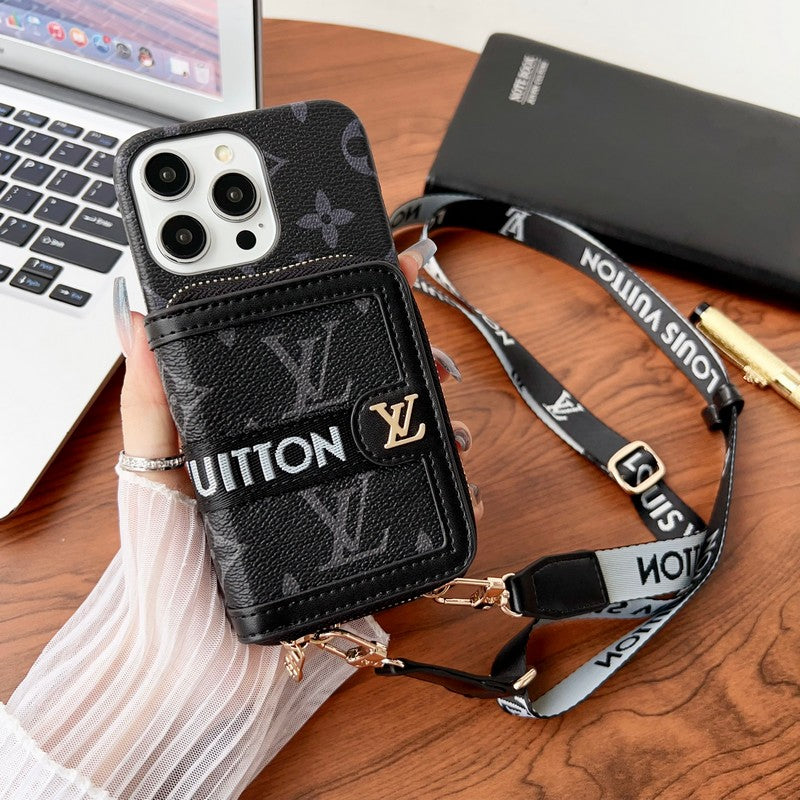 Lou Card Holder Chain iPhone Case 034