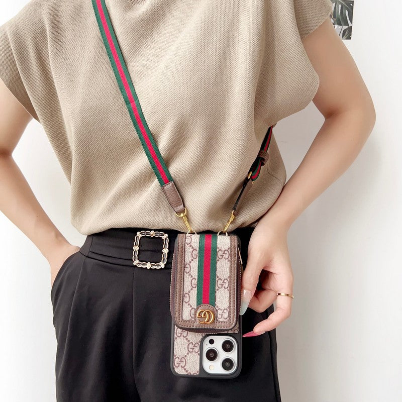 Lou Card Holder Chain iPhone Case 005