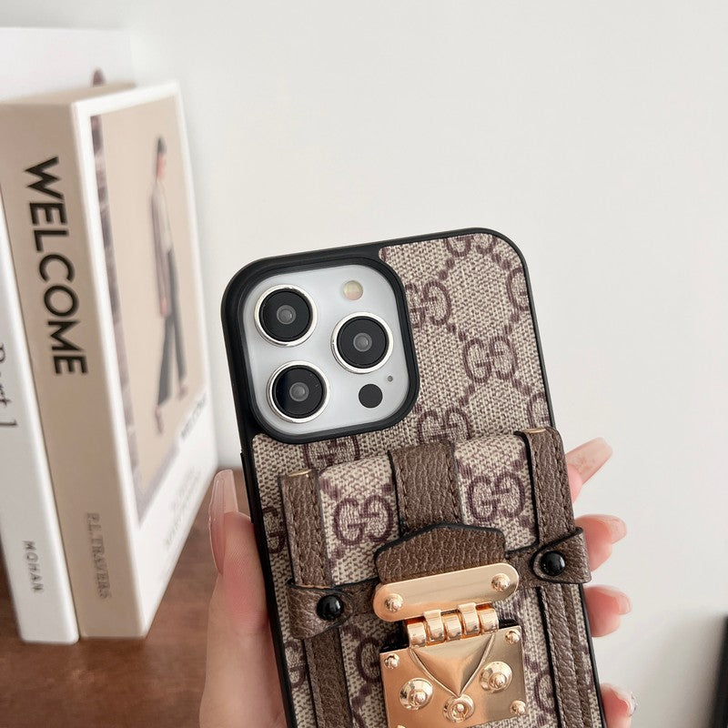 Card Bag Chain Classic iPhone Case 022