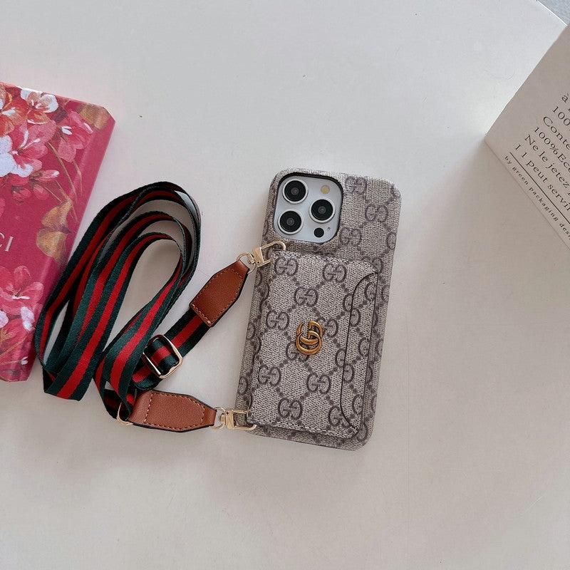 Card Bag Crossbody Classic iPhone Case 026