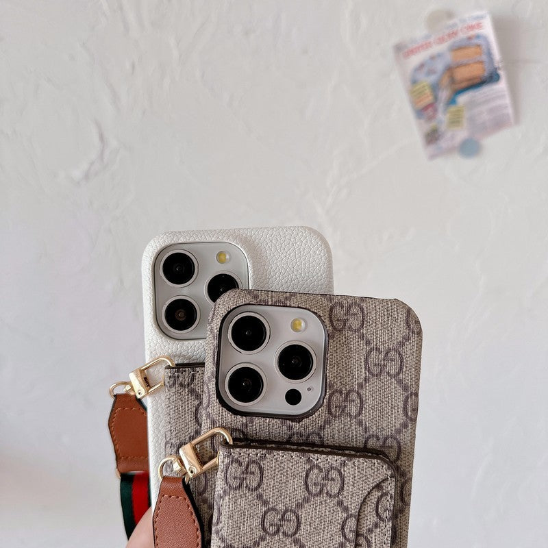 Card Bag Crossbody Classic iPhone Case 026
