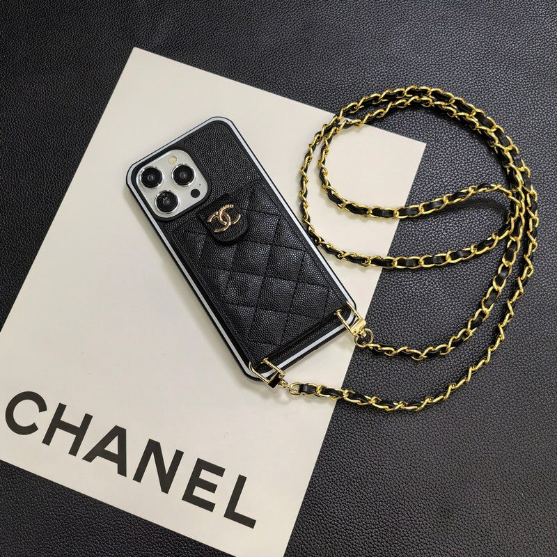 Crossbody Leather iPhone Case 001