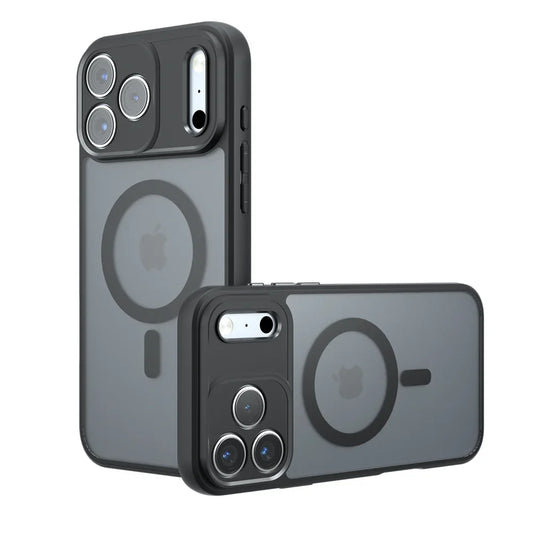 Luxury For Magsafe Matte Translucent Magnetic Phone Case Lens Protection Back Cover For iPhone  17 /16 /15