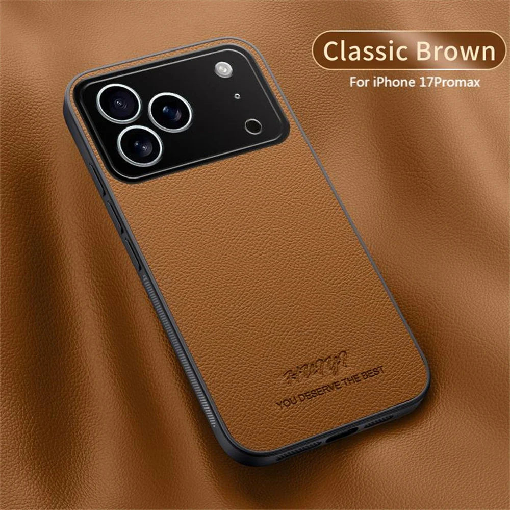 High-end Leather Phone Case for iPhone 17 /16 /15 /14