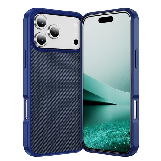 Thin Carbon Fiber Texture Magnetic Hard Case For Magsafe For iPhone 17 /16 /15 /14
