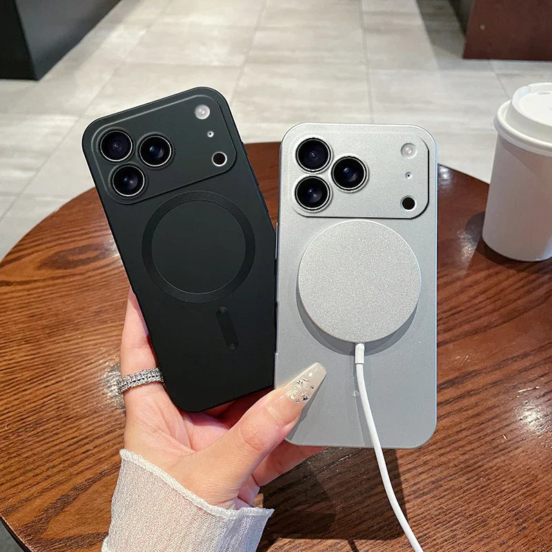 Luxury Matte Soft  Magsafe Magnetic Phone Case For iPhone 17/ 16/ 15 / 14