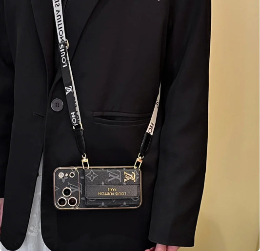 New Classic Luxury Card Holder Phone Case for iPhone Series